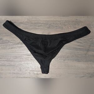 Black Mena Thong